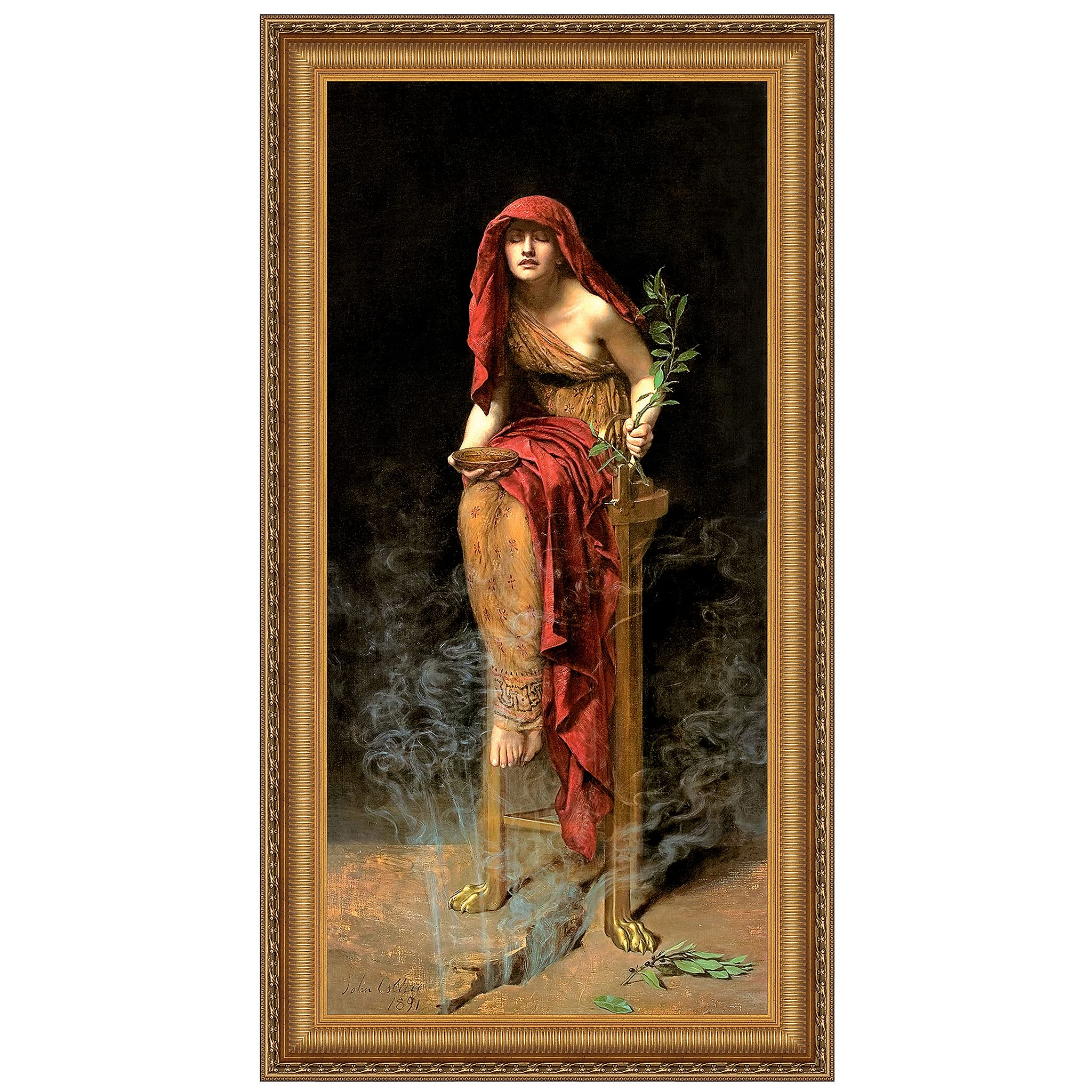 Amazon.com: Design Toscano The Priestess of Delphi, 1891: Canvas